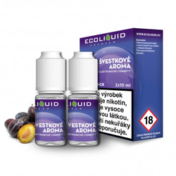 Liquid Ecoliquid Premium 2Pack ŠVESTKA 2x10ml (PLUM)