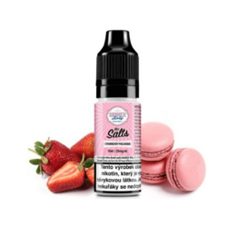 Liquid Dinner Lady Nic SALT 10ml 20mg Strawberry Macaroon