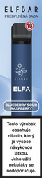 Elf Bar ELFA elektronická cigareta 500mAh Blueberry Sour Raspberry