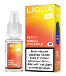 Liquid Liqua Salt 10ml Peach Mango Pineapple