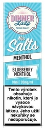 Liquid Dinner Lady Nic SALT Blueberry Menthol 10ml 20mg