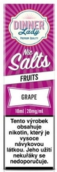 Liquid Dinner Lady Nic SALT Grape 10ml 20mg