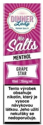 Liquid Dinner Lady Nic SALT Grape Star 10ml 20mg