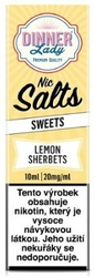 Liquid Dinner Lady Nic SALT Lemon Sherbets 10ml 20mg