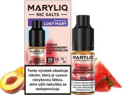 Liquid MARYLIQ Nic SALT 10ml Peach Strawberry Watermelon Ice