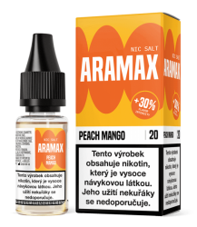 Liquid Aramax Nic Salt 10ml Peach Mango