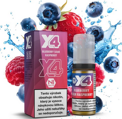 Liquid X4 Bar 10ml Juice Blueberry Sour Raspberry