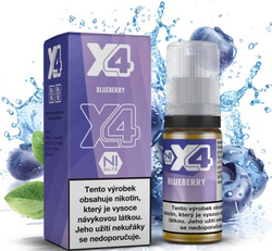 Liquid X4 Bar 10ml Juice Blueberry