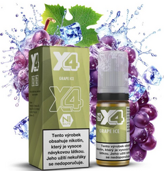 Liquid X4 Bar Juice 10ml Grape Ice