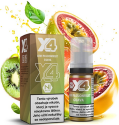 Liquid X4 Bar Juice 10ml Kiwi Passionfruit Guava