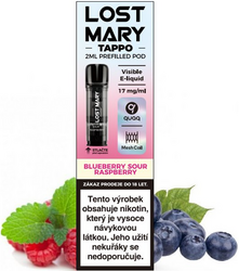 LOST MARY TAPPO Pods cartridge 1Pack Blueberry Sour Raspberry