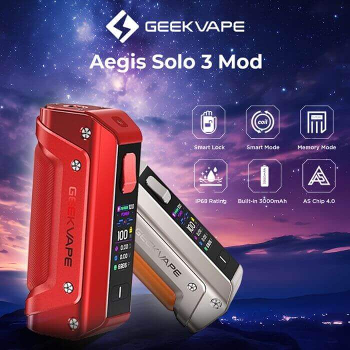 Geekvape Aegis Solo 3 | najděte svůj dokonalý mód